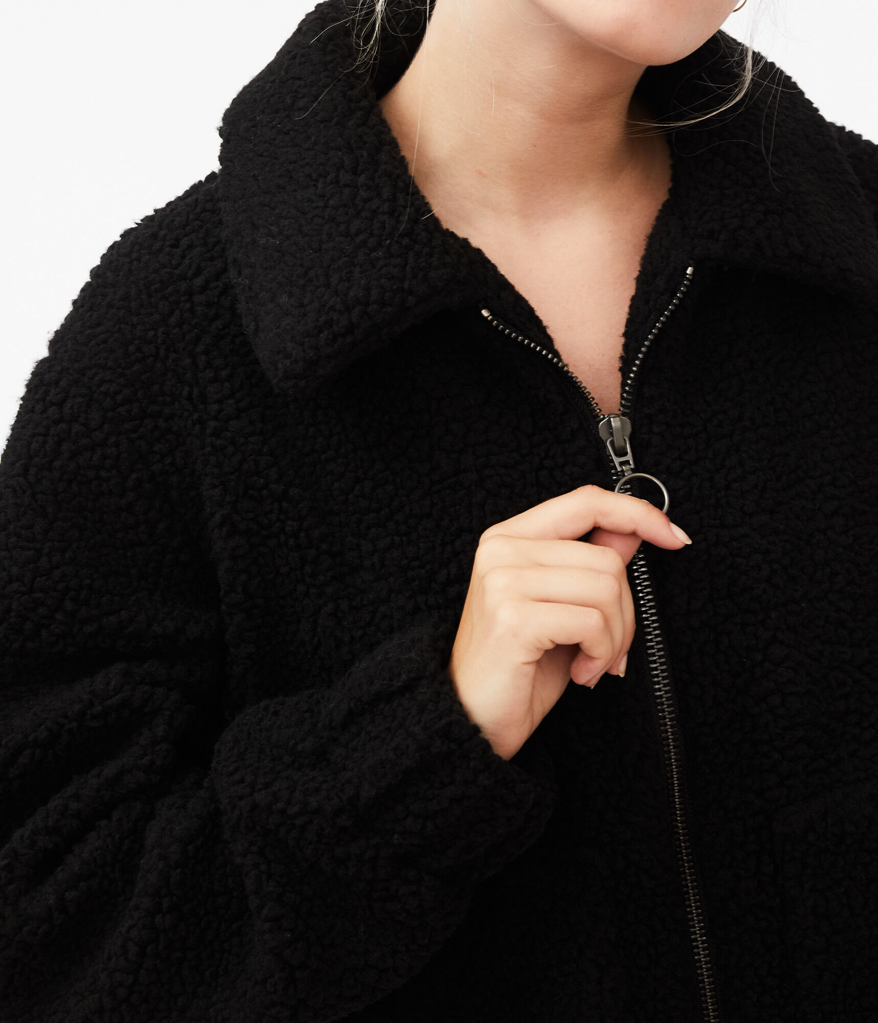 Sherpa Fleece Jacket***