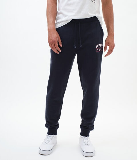 Aero 1987 Box Logo Jogger Sweatpants Aero 1987 Box Logo Jogger Sweatpants