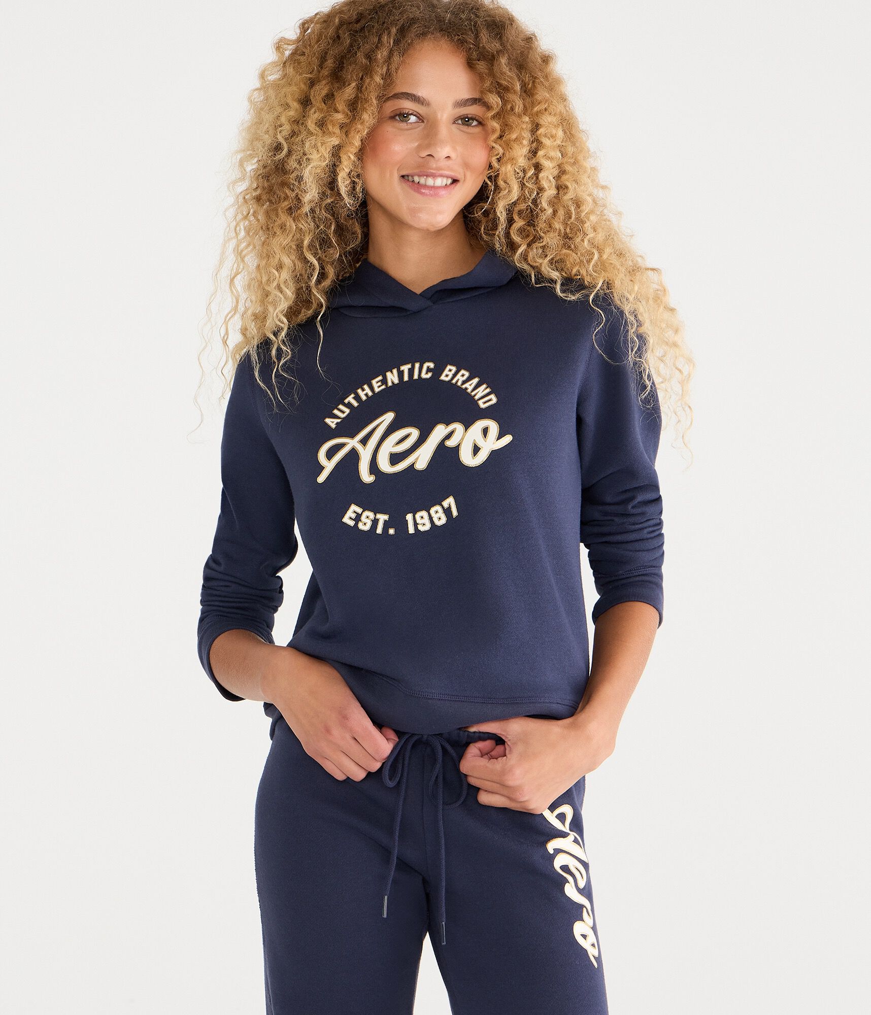 Aero Authentic Brand Pullover Hoodie