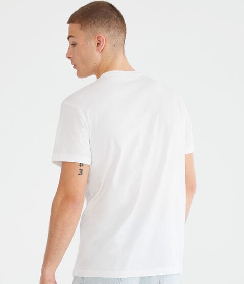 Aeropostale Split 87 Appliqué Graphic Tee Aeropostale Split 87 Appliqué Graphic Tee