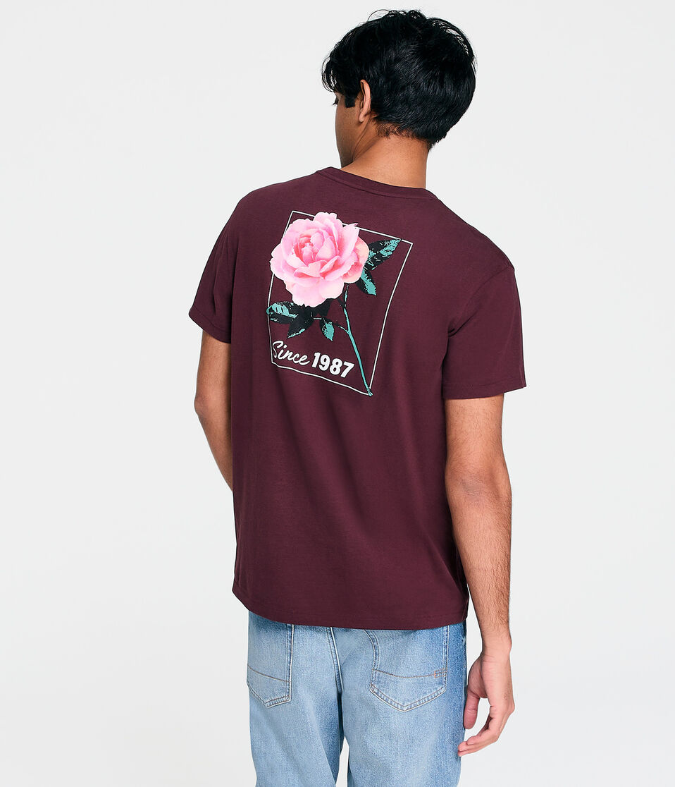 Aeropostale Rose Graphic Tee