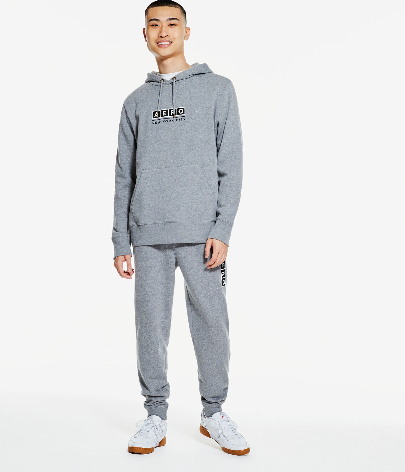 Aero Block Logo Heritage Pullover Hoodie