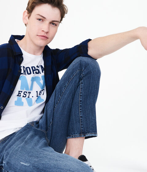 Aeropostale NY Logo Graphic Tee