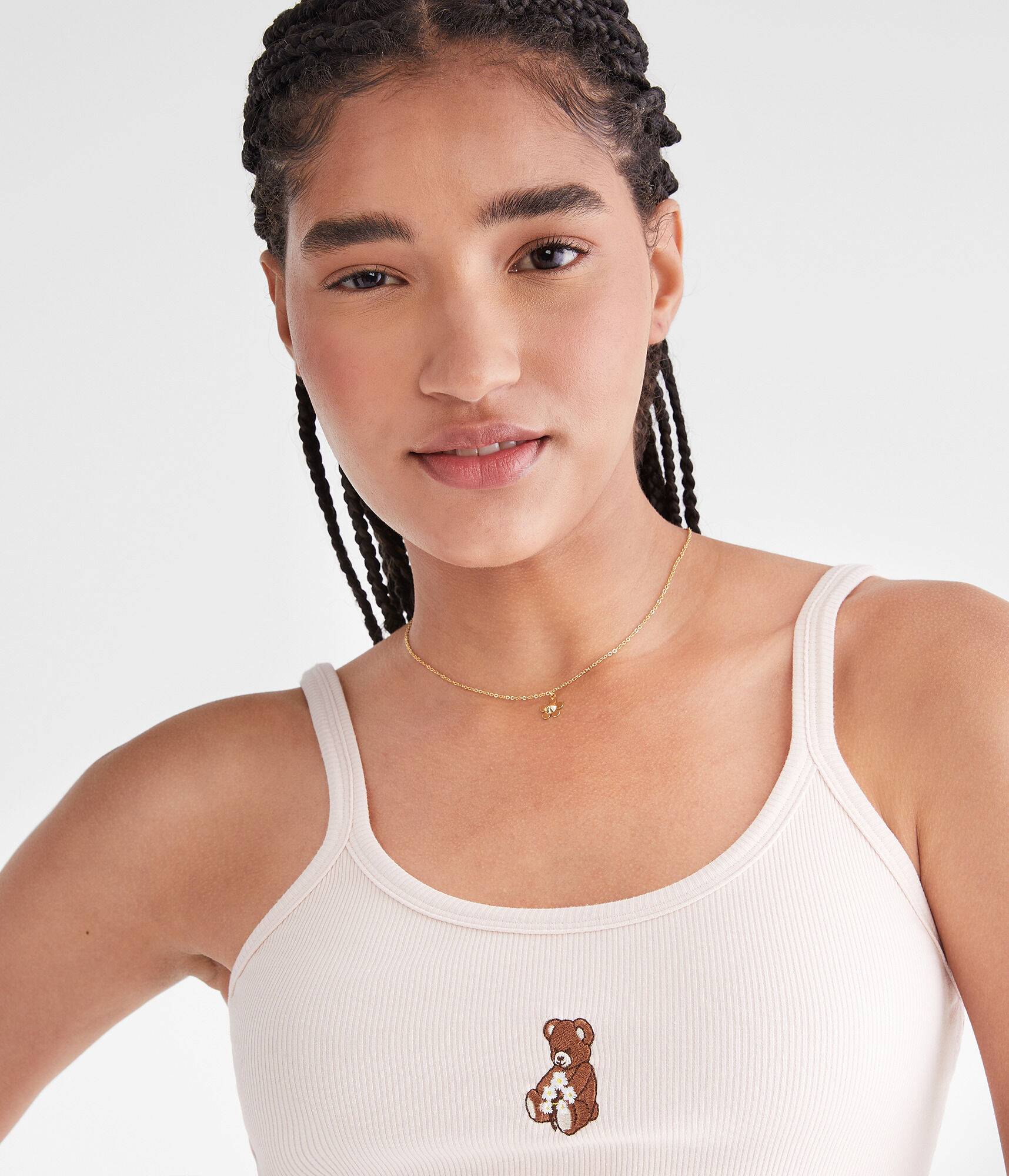 Cropped Graphic Sleep Tank