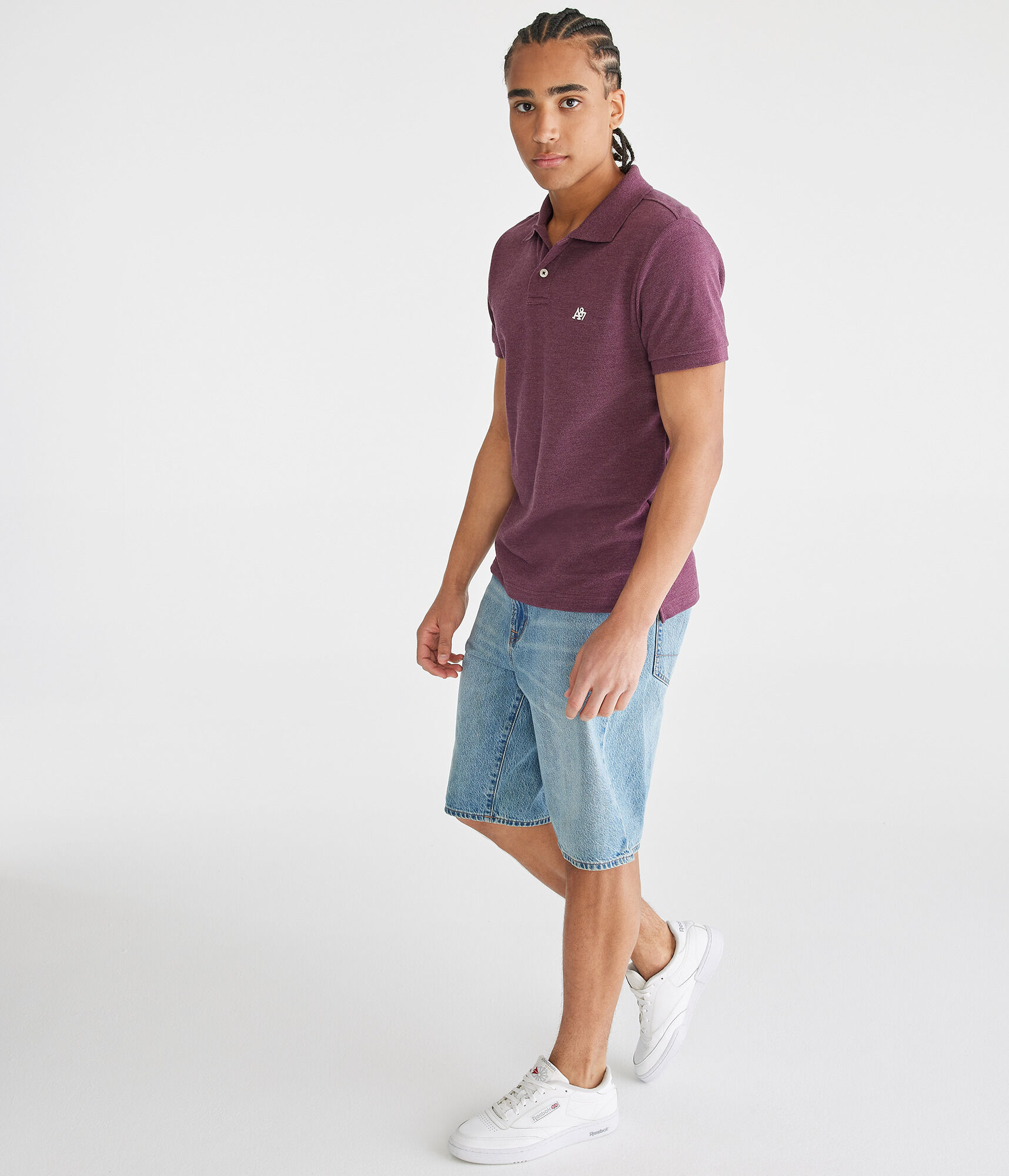 Eco A87 Logo Piqu&eacute; Polo