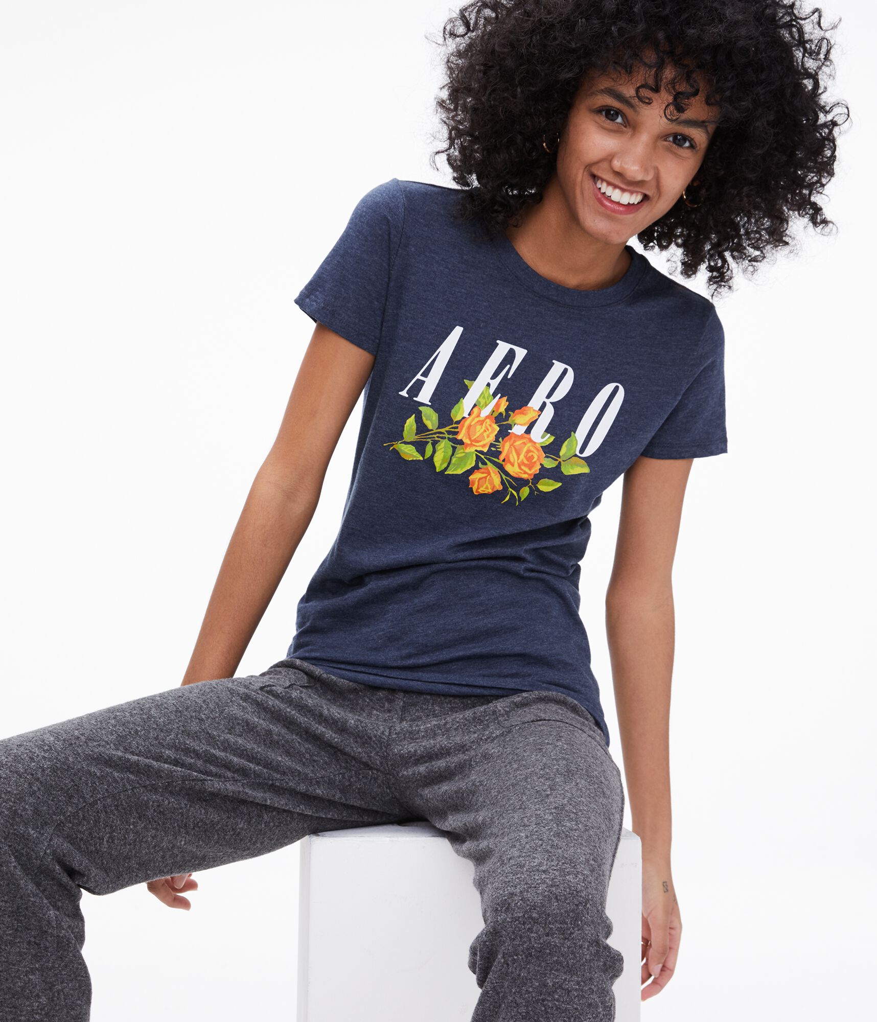 Aero Roses Graphic Tee