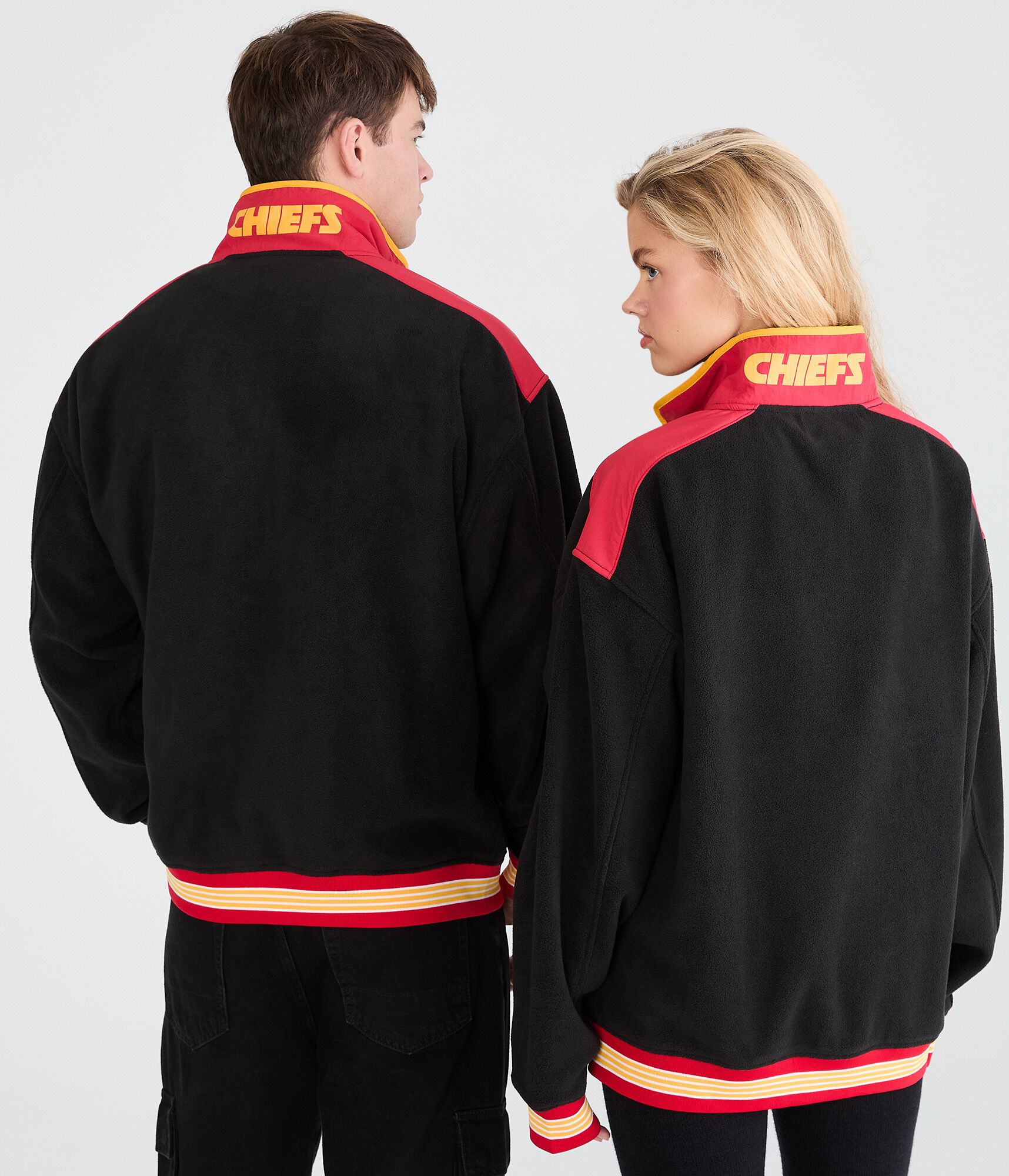 Kansas City Chiefs Quarter-Zip Polyfleece Pullover