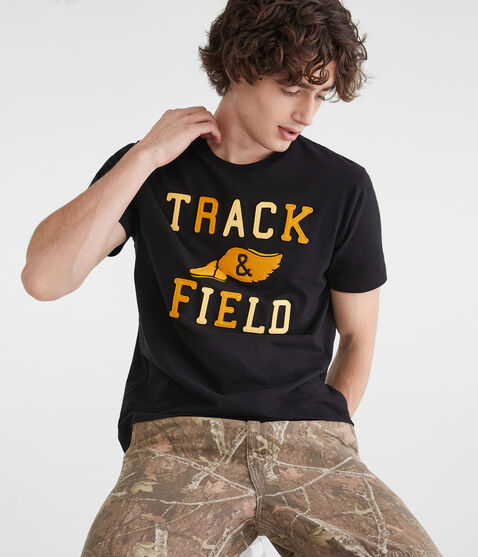 Track & Field Appliqué Graphic Tee Track & Field Appliqué Graphic Tee