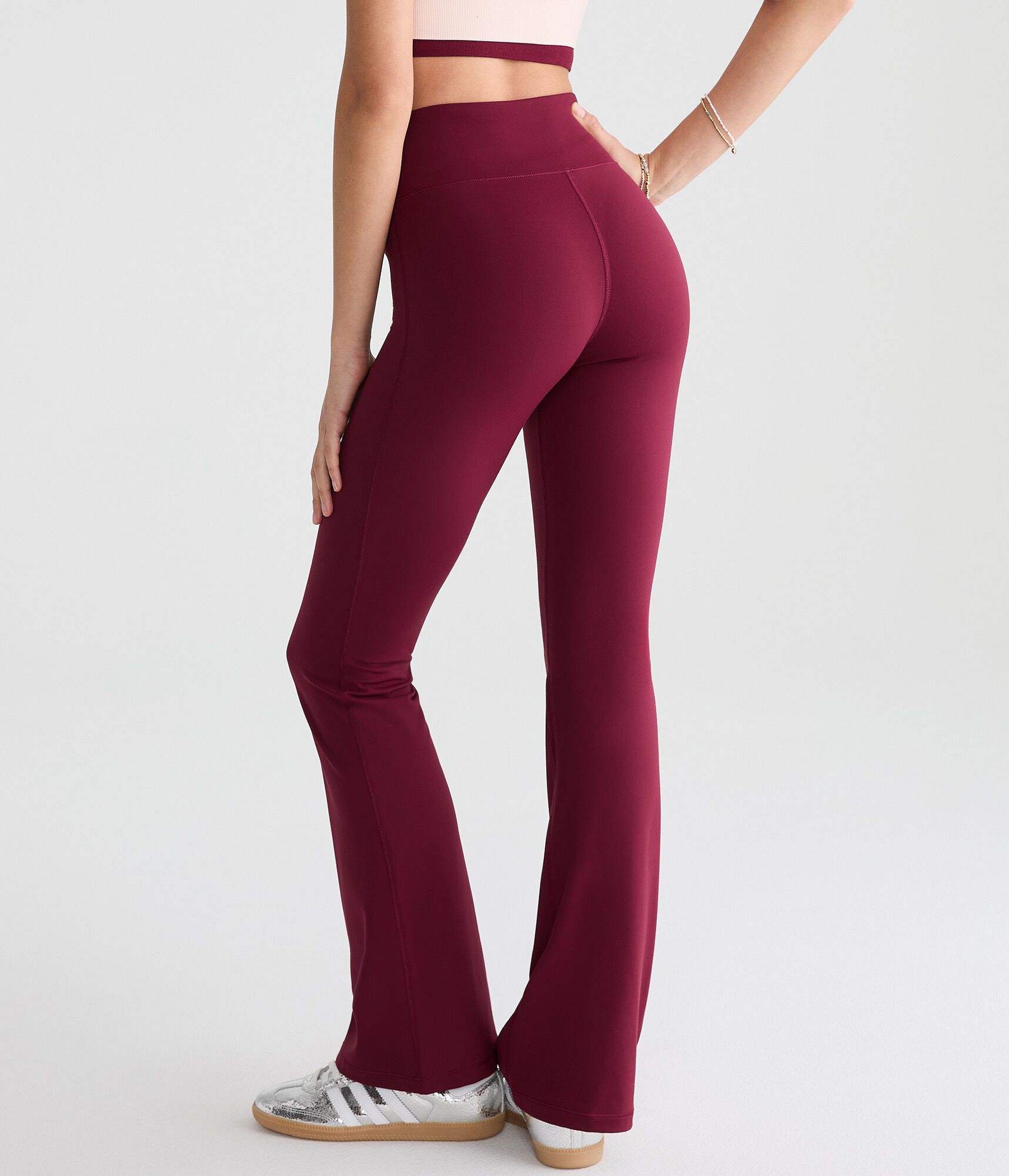 Buttery Soft High-Rise Cinch Flare Leggings