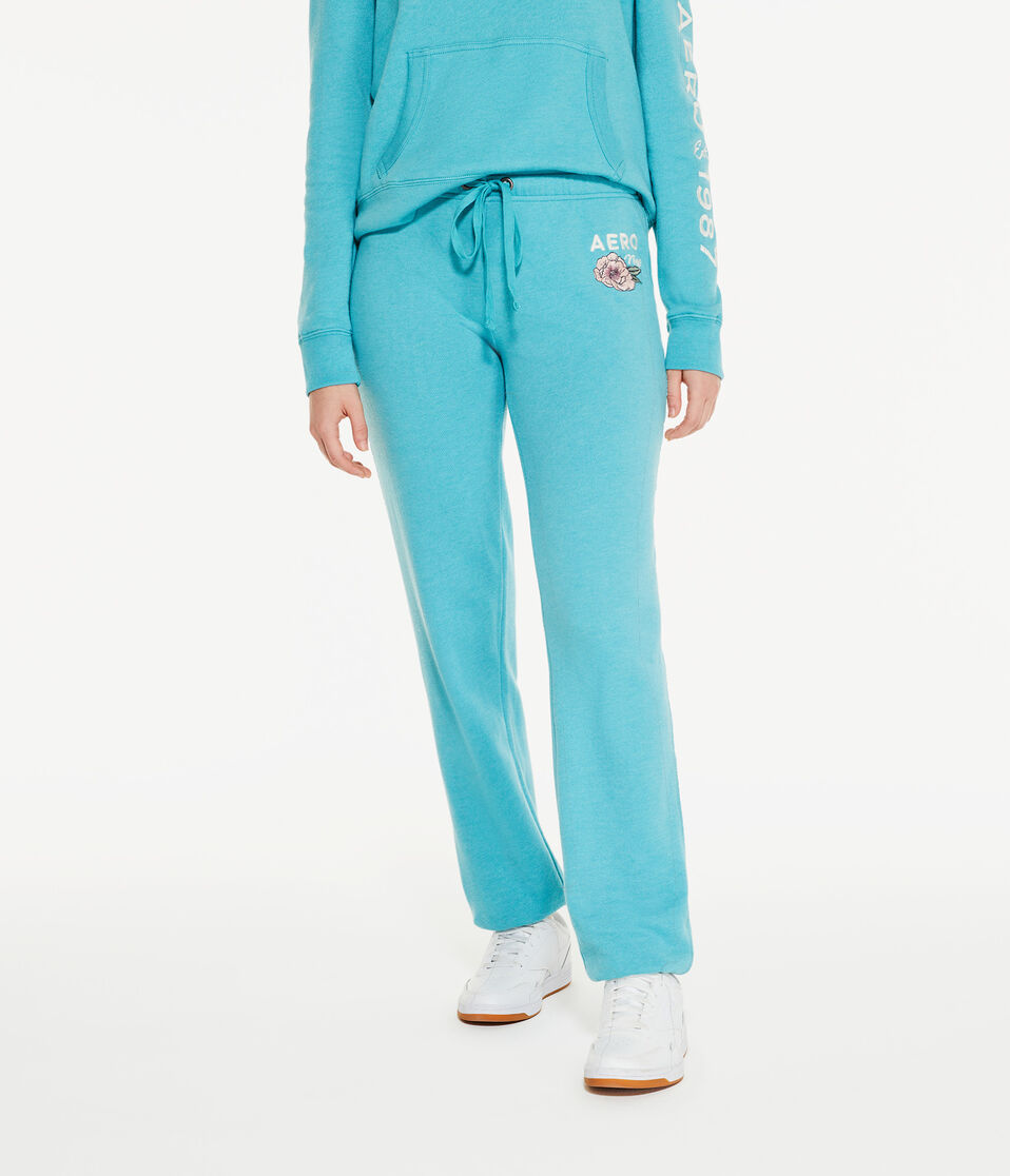 Aero Floral Cinched Sweatpants