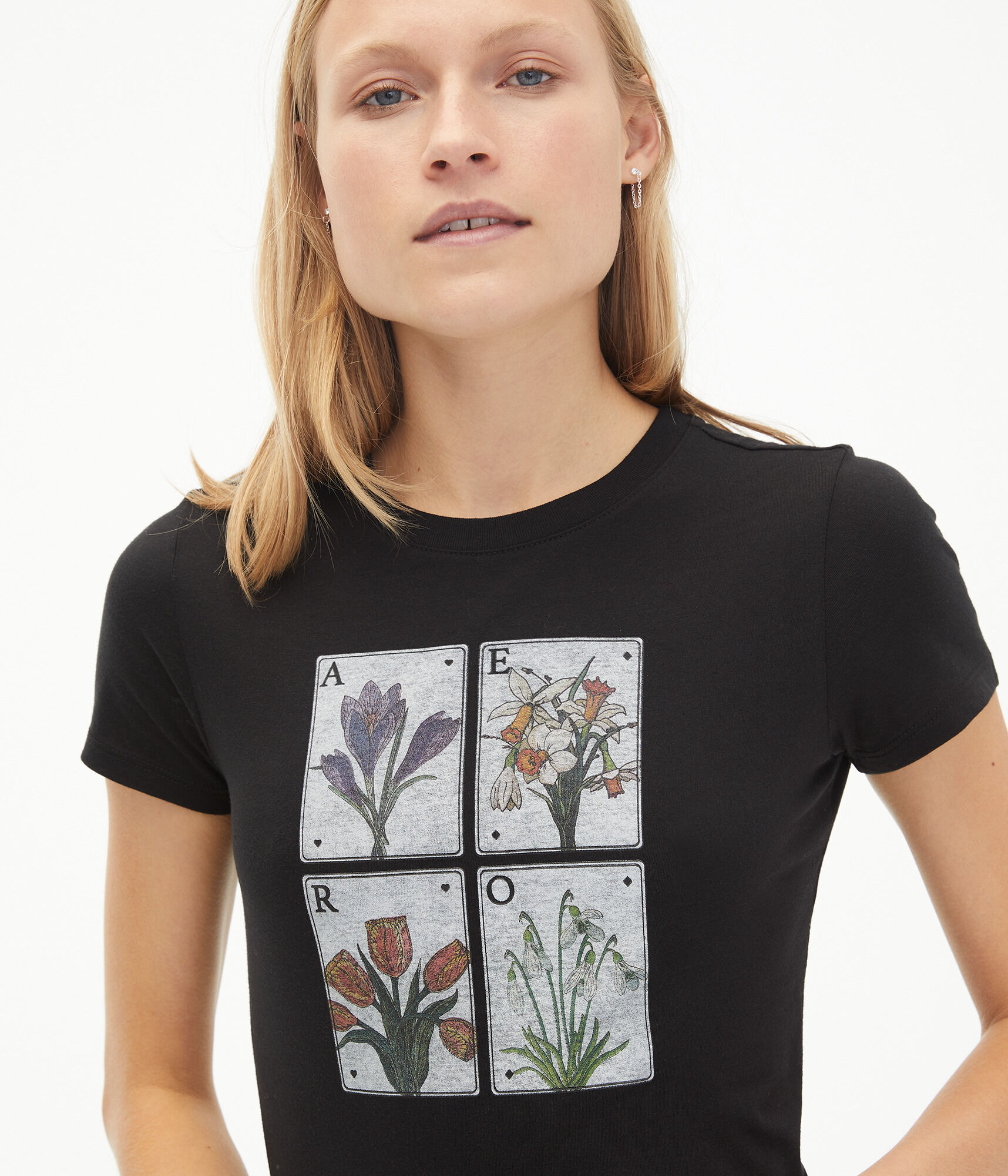 Aero Botanical Cards Graphic Tee