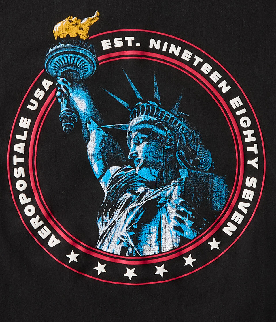 Aeropostale Liberty Circle Graphic Tee