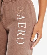 Vertical Aero Logo Cinched Sweatpants
