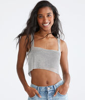 Chain Mail Cropped Party Top