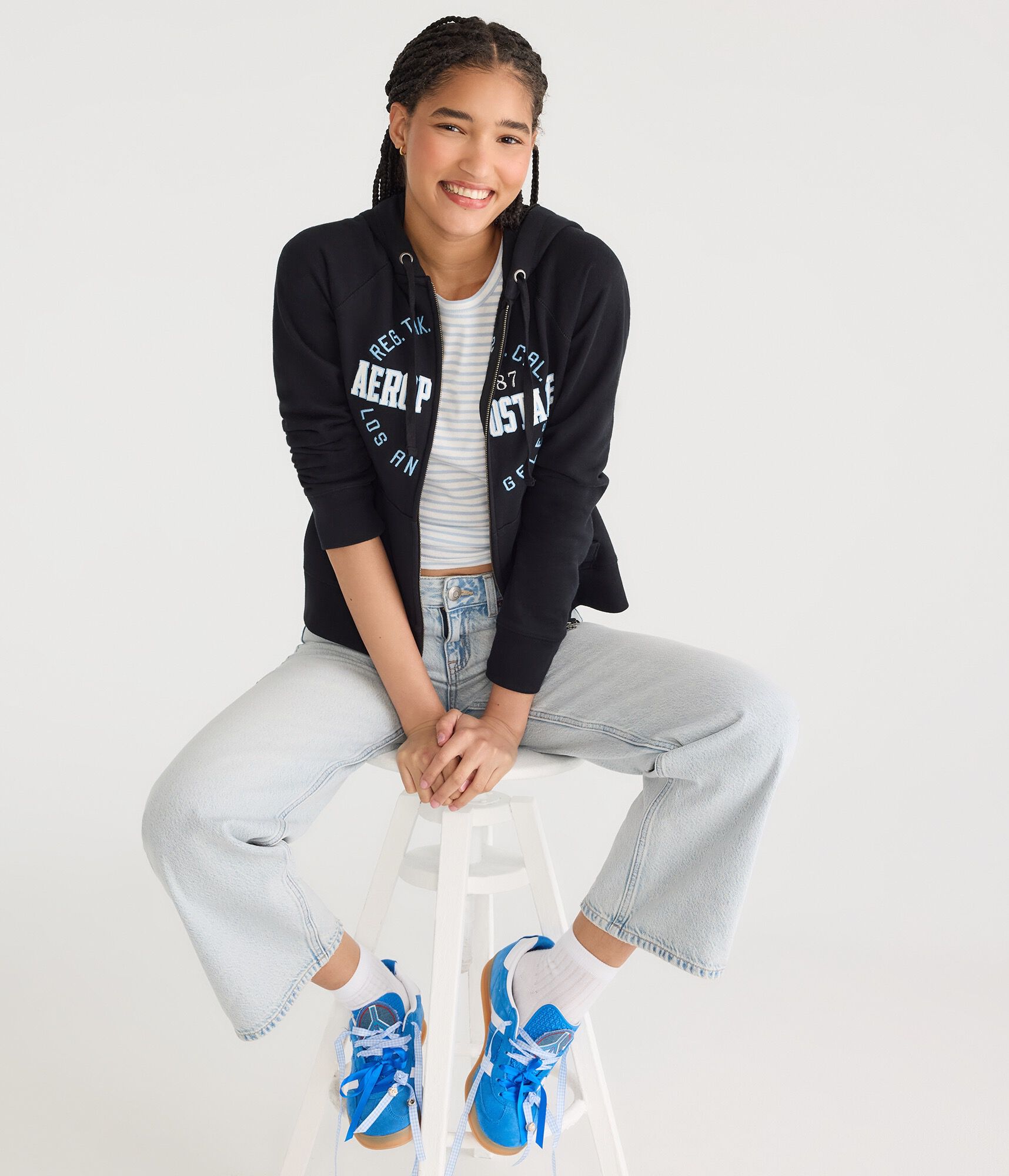 Aeropostale Los Angeles Full-Zip Hoodie