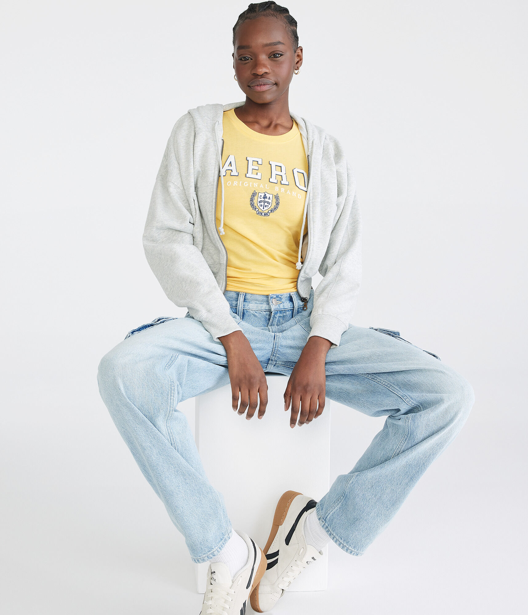 Aero Crest Logo Appliqu&eacute; Graphic Tee