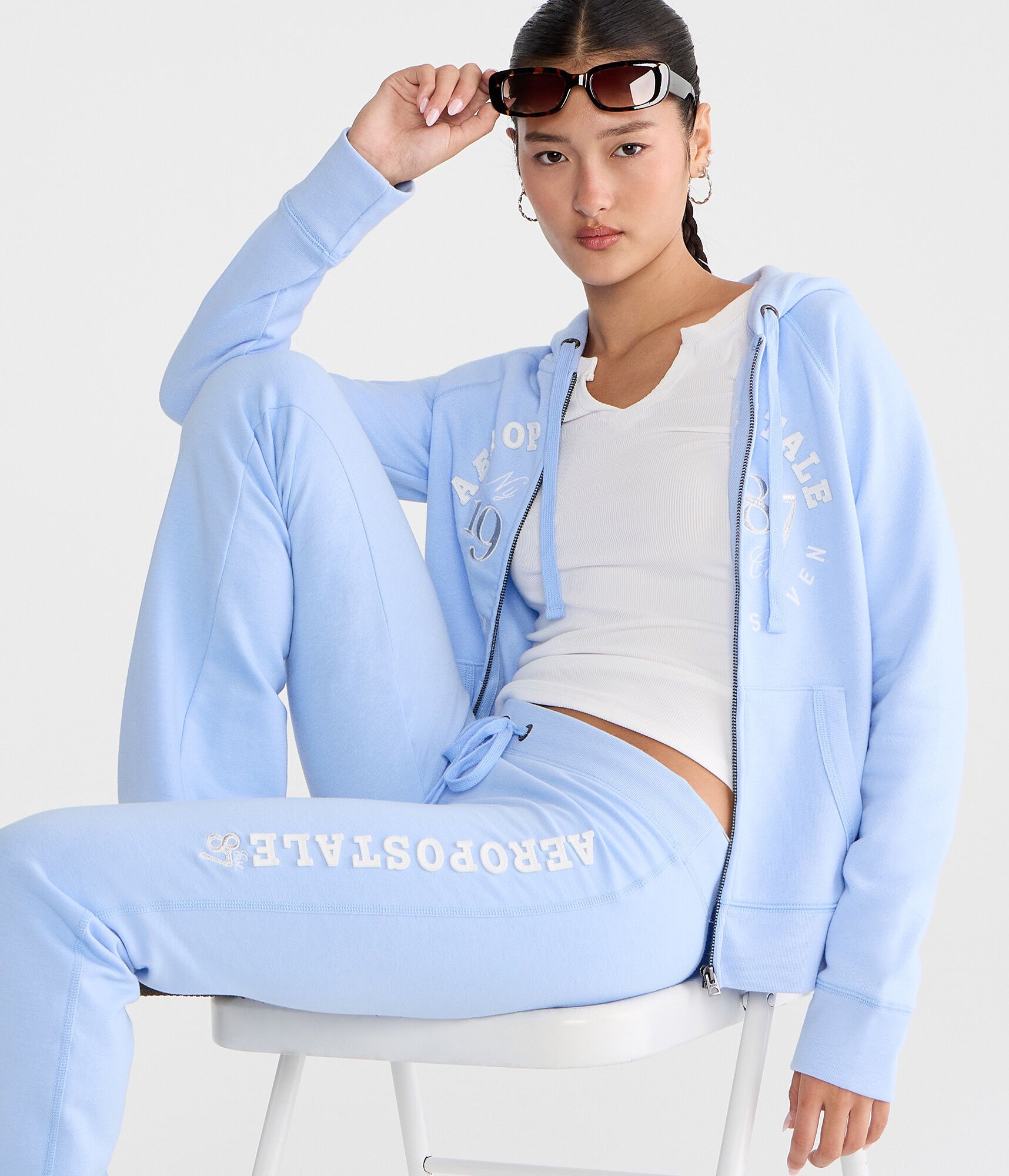 Aeropostale 1987 Full-Zip Hoodie