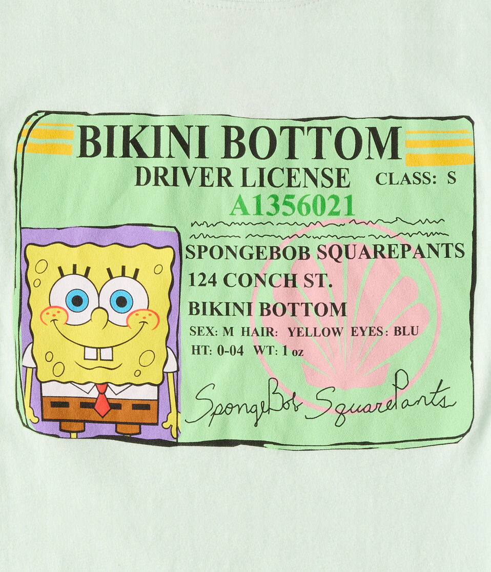 SpongeBob Driver's License Relaxed Graphic Tee