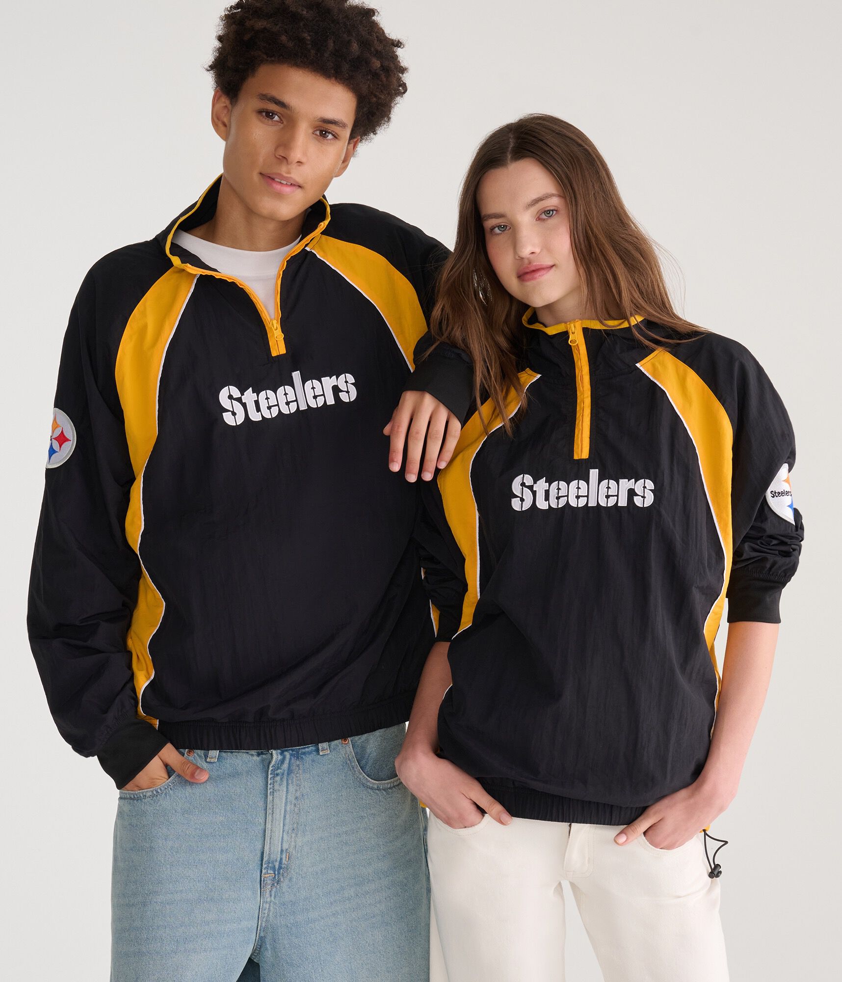 Pittsburgh Steelers Quarter-Zip Track Jacket