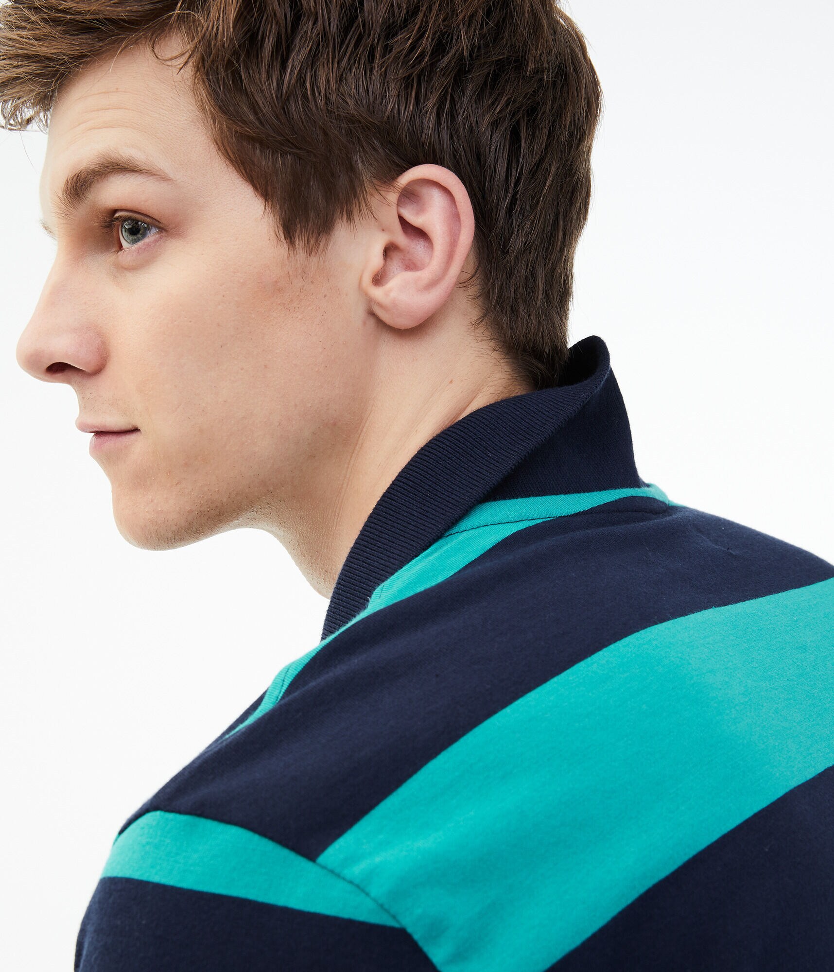 Rugby Stripe Jersey Polo