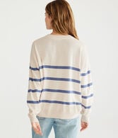 Peanuts® | Aéropostale Snoopy Love Striped Crew Sweater
