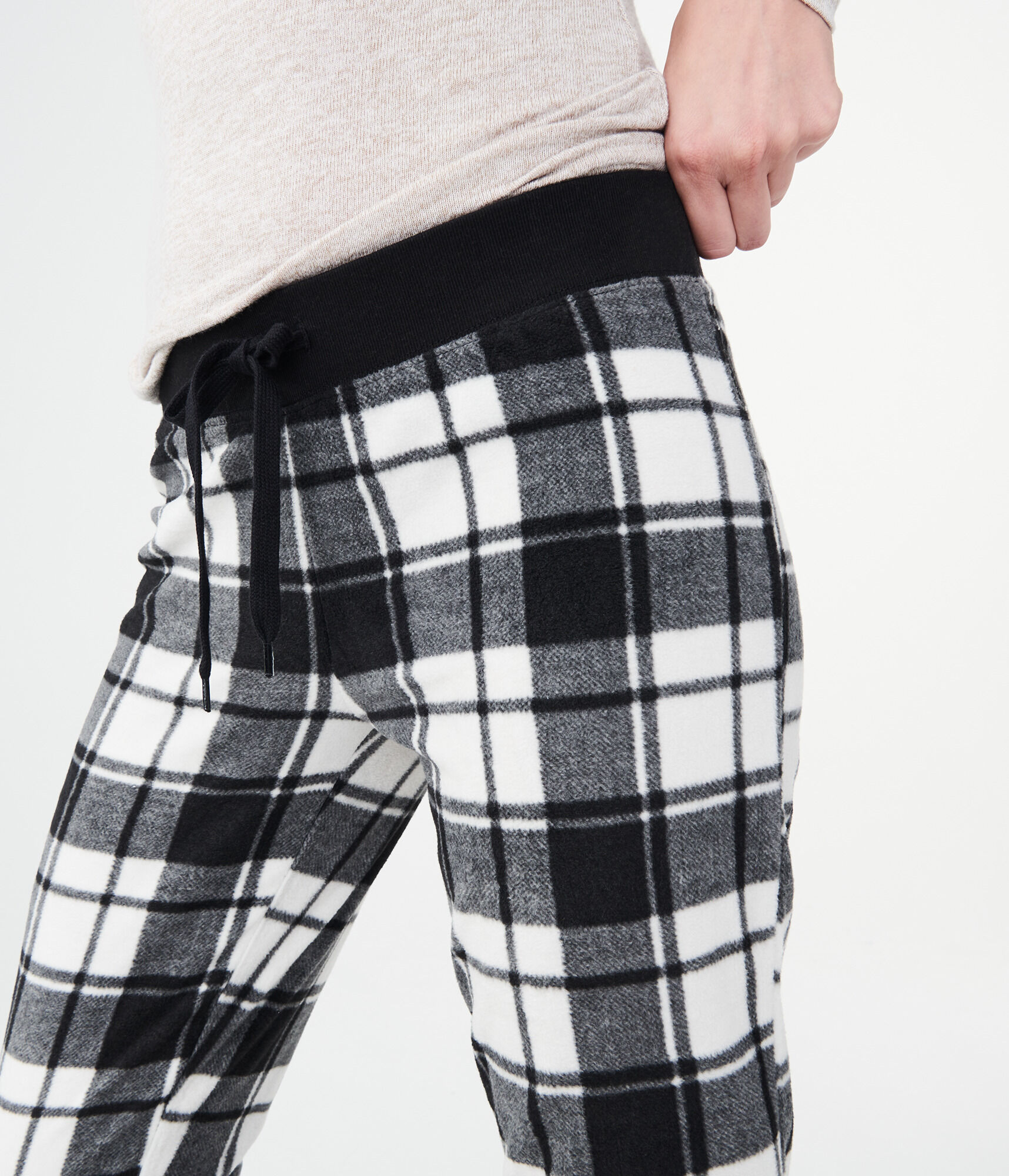 LLD Plaid Polyfleece Joggers