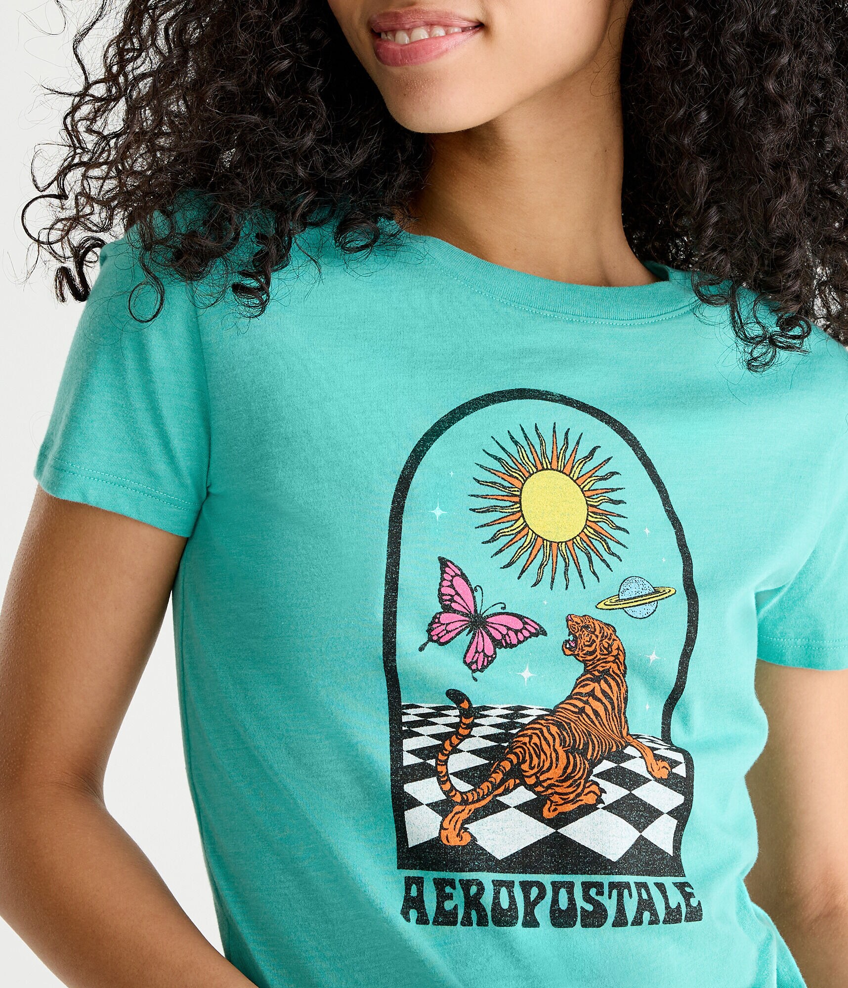 Aeropostale Celestial Tiger Graphic Tee