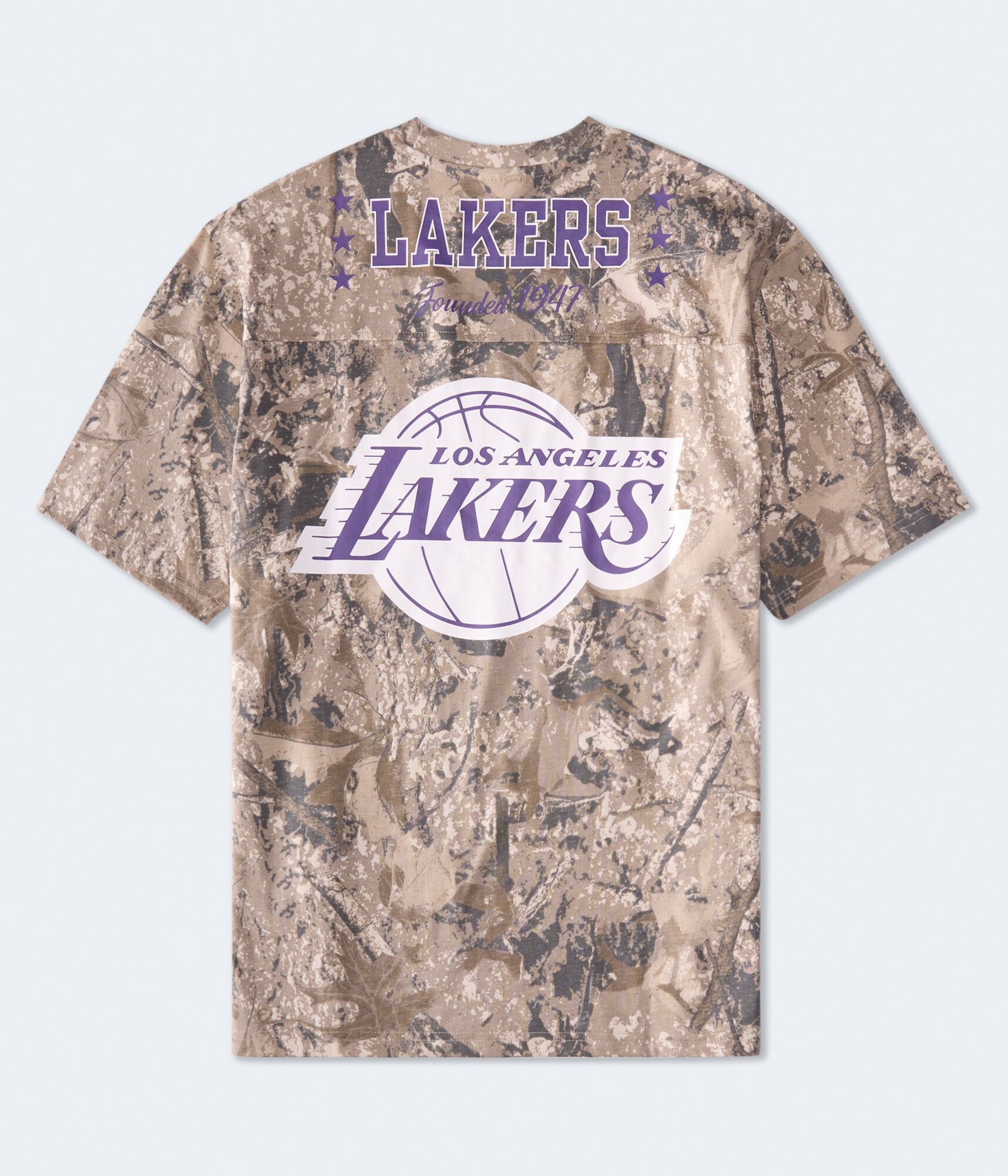 Los Angeles Lakers Camo Relaxed Graphic Tee
