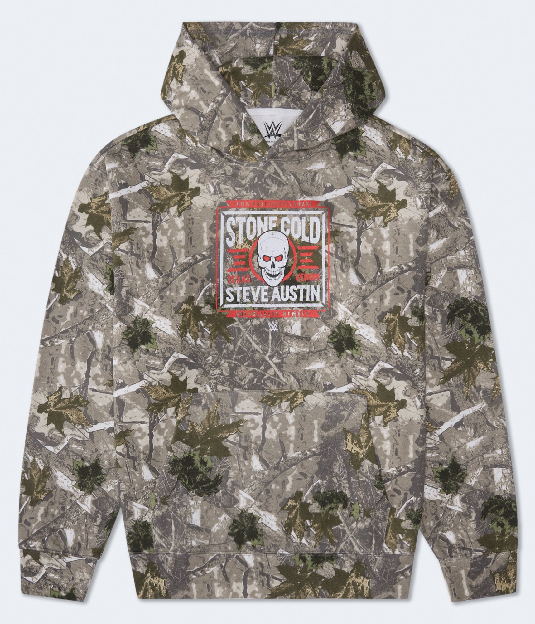 WWE Stone Cold Steve Austin Camo Pullover Hoodie