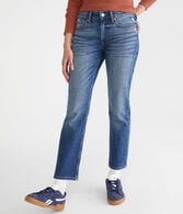 Mid-Rise Straight Ankle Jean