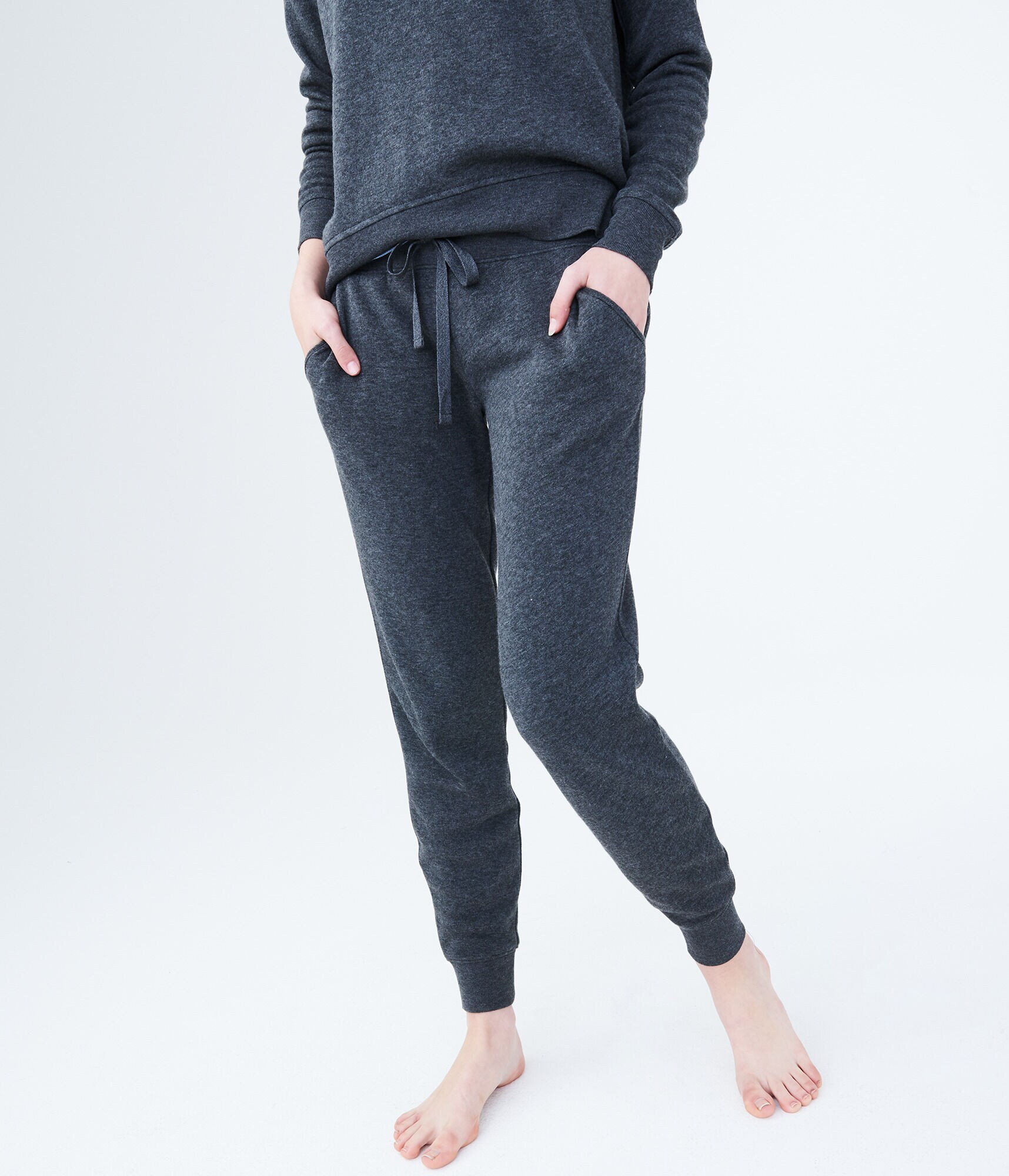 LLD Heathered Fleece Jogger Sweatpants