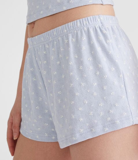Printed Knit Sleep Shorts Printed Knit Sleep Shorts
