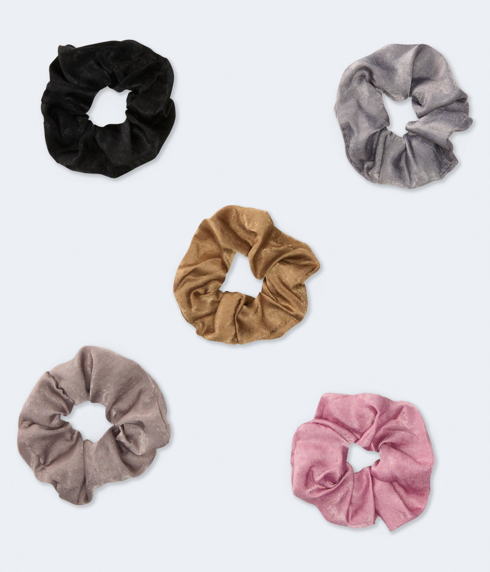 Satin Scrunchie 5-Pack