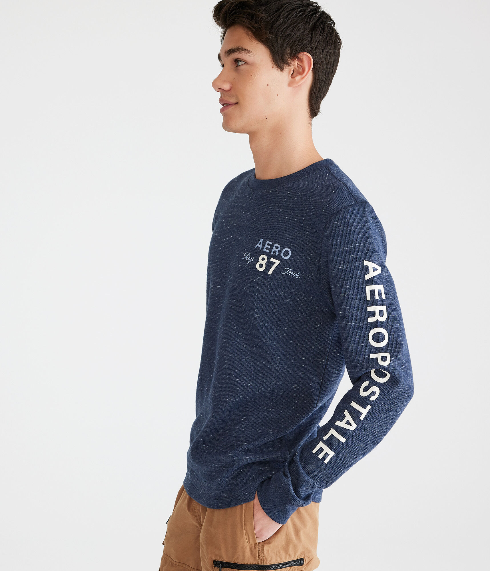 Long Sleeve Aero 87 Graphic Thermal Tee