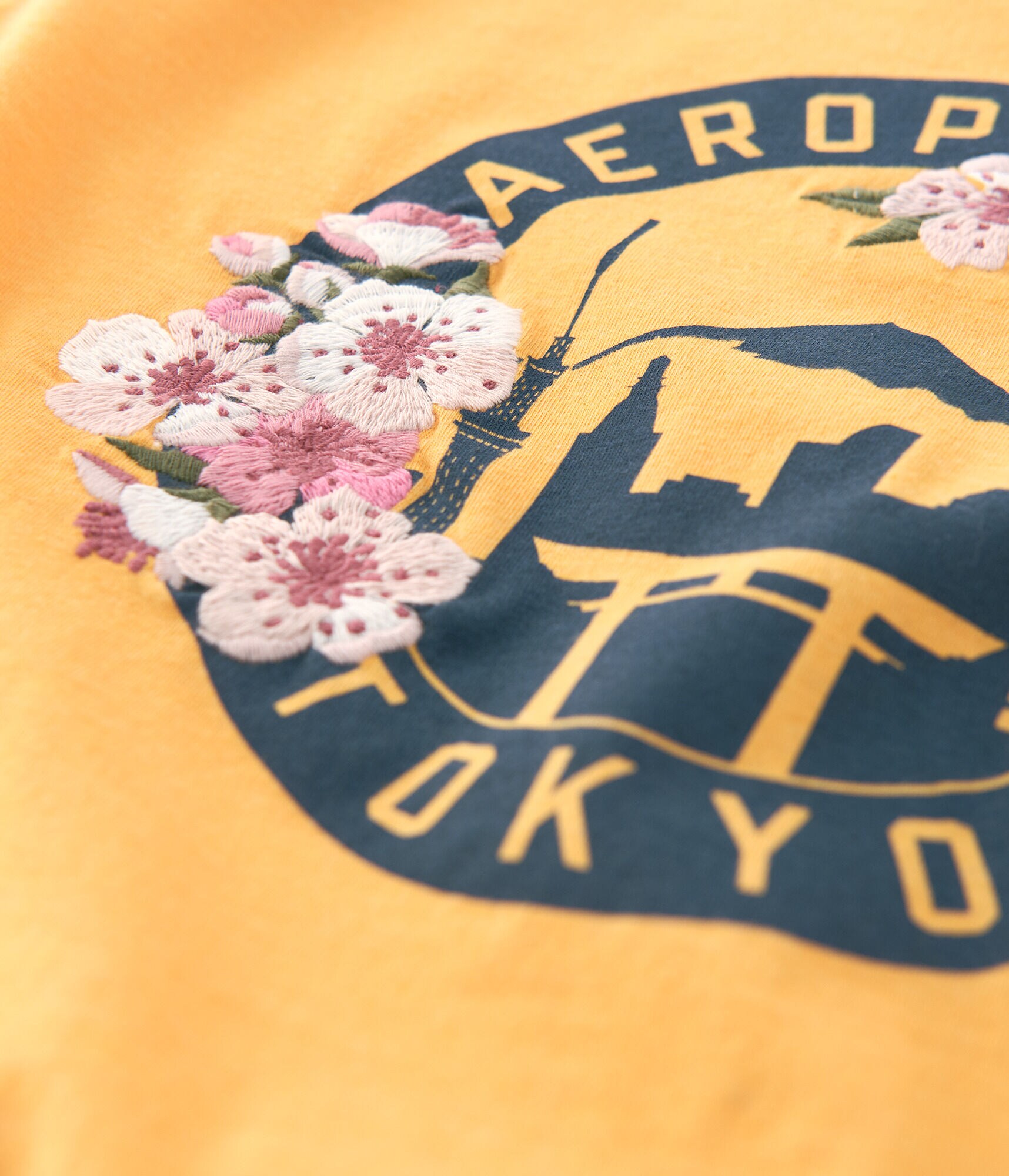Aeropostale Tokyo Flower Graphic Tee