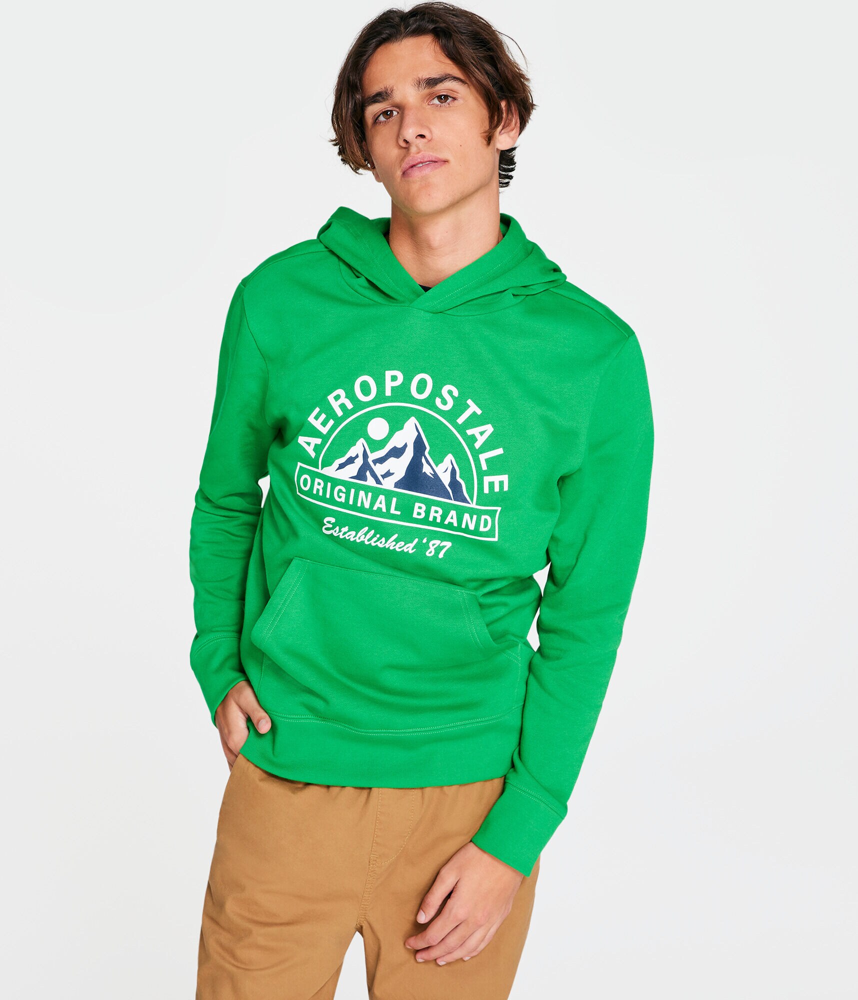 Aeropostale Mountains Pullover Hoodie