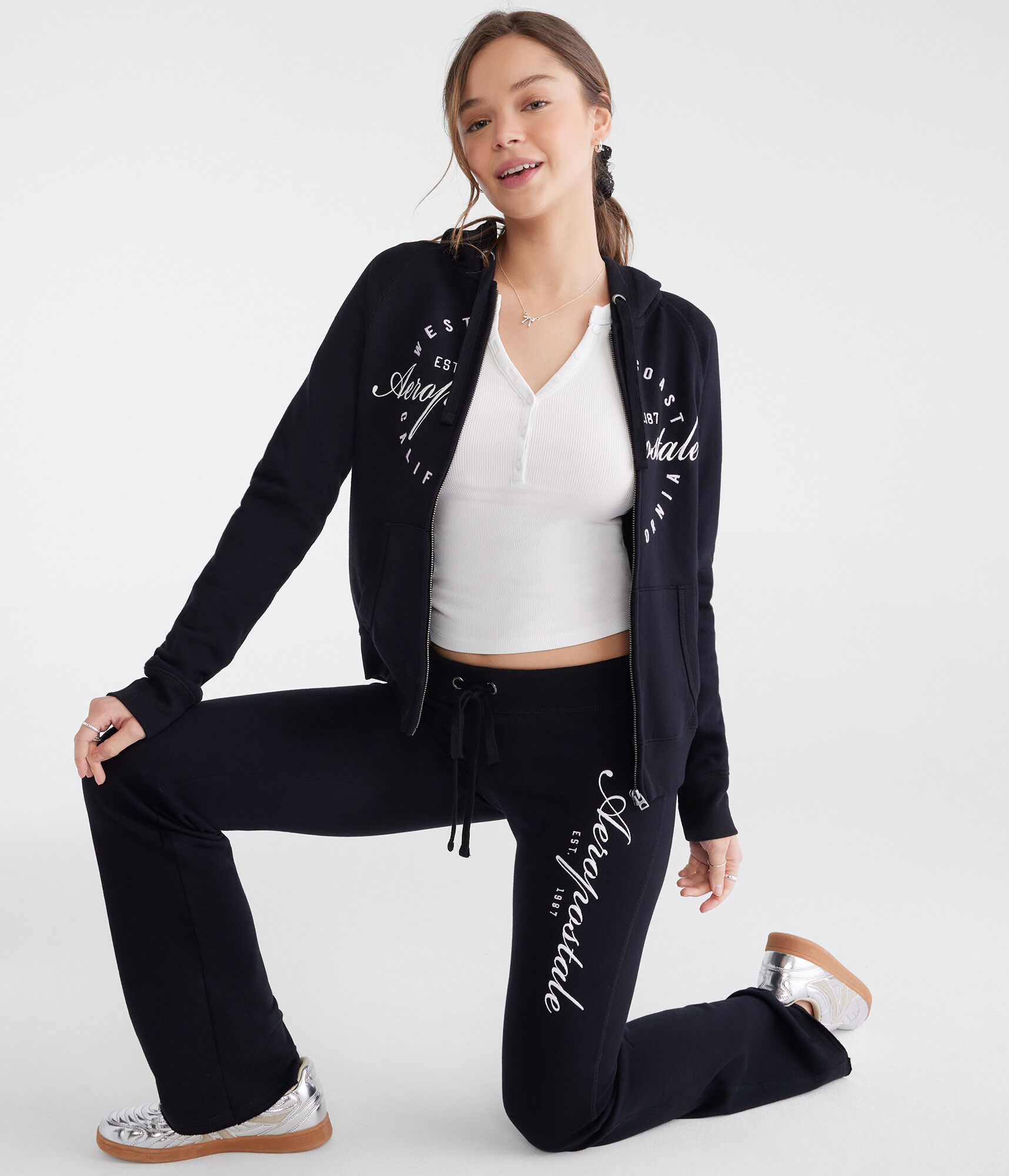 Aeropostale 1987 Fit & Flare Sweatpants