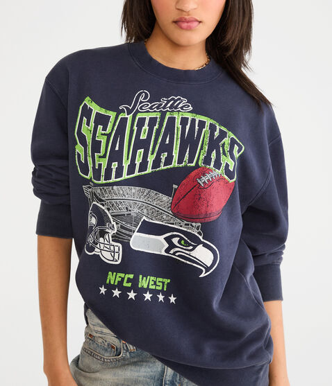 Seattle Seahawks Stadium Crew Sweatshirt Seattle Seahawks Stadium Crew Sweatshirt