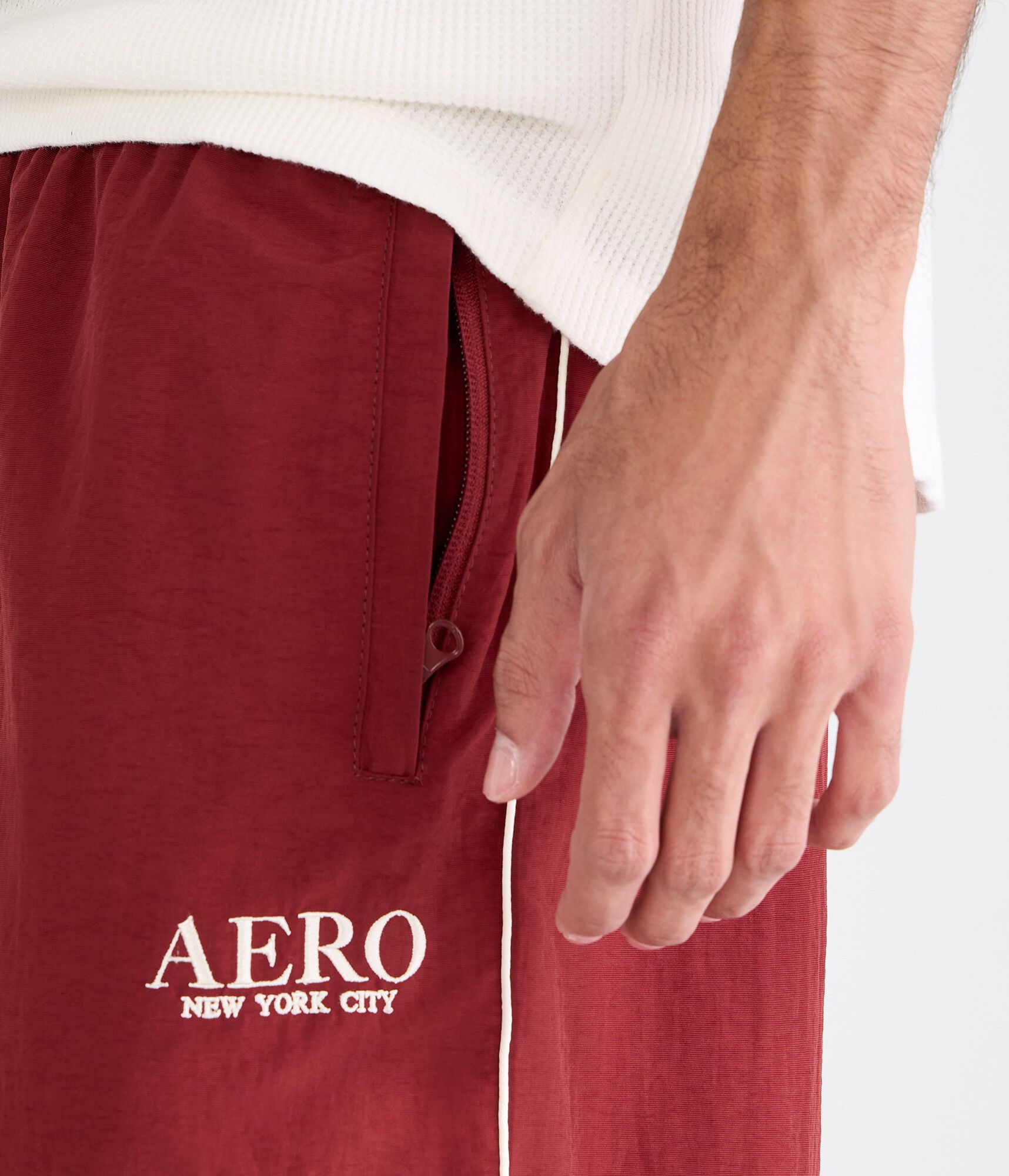 Aero Logo Baggy Nylon Track Pants