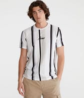 Aero Vertical Stripe Graphic Tee