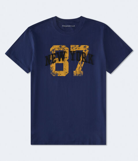 New York 87 Appliqué Graphic Tee New York 87 Appliqué Graphic Tee