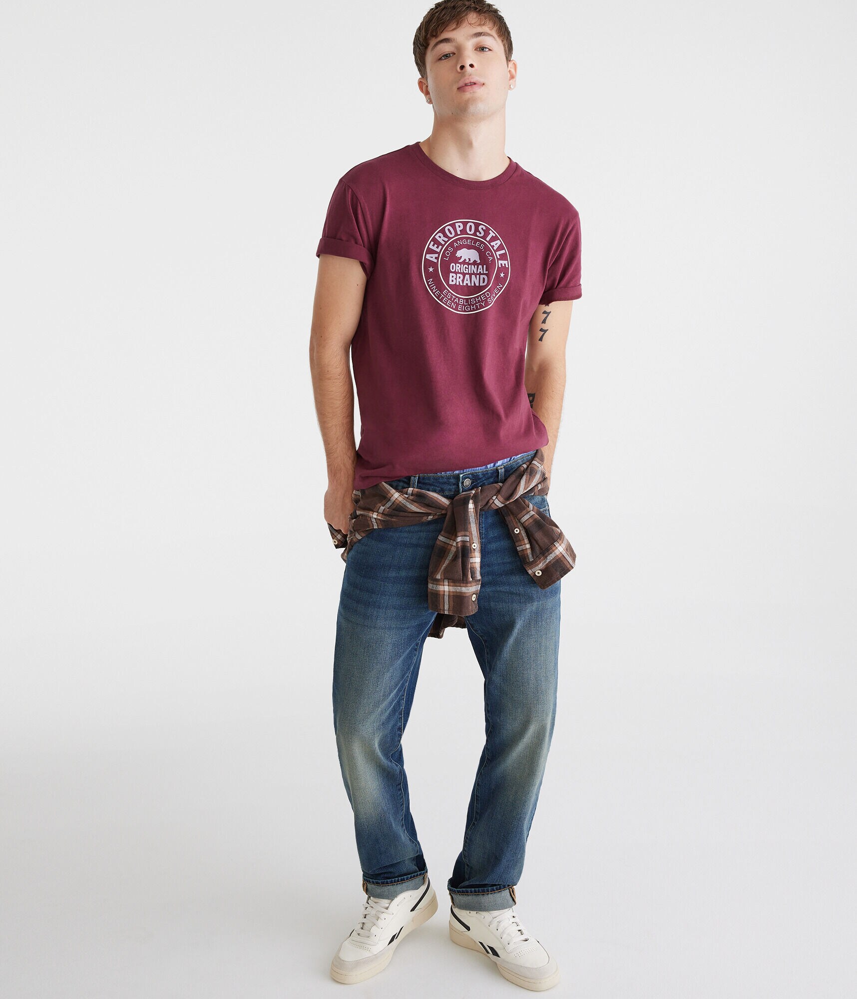 Aeropostale Cali Bear Graphic Tee