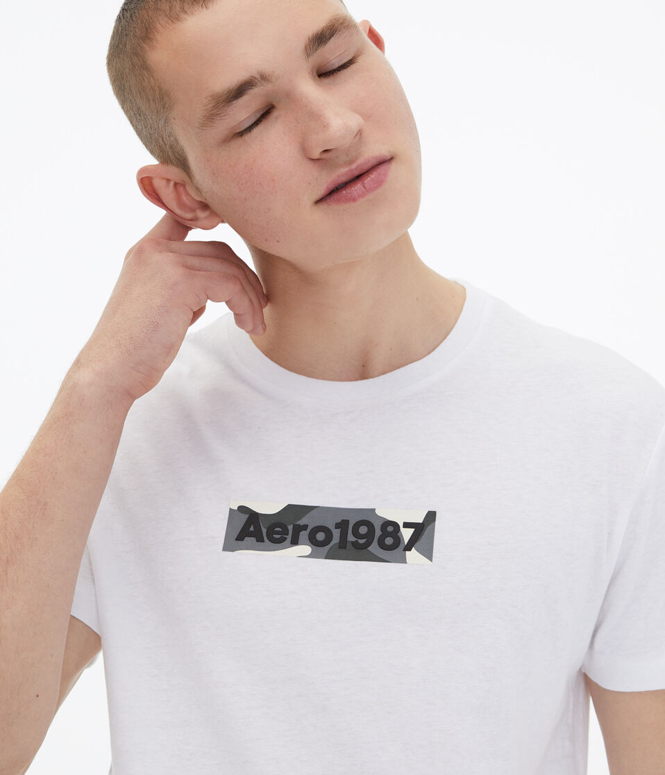 Camo Box Logo Graphic Tee