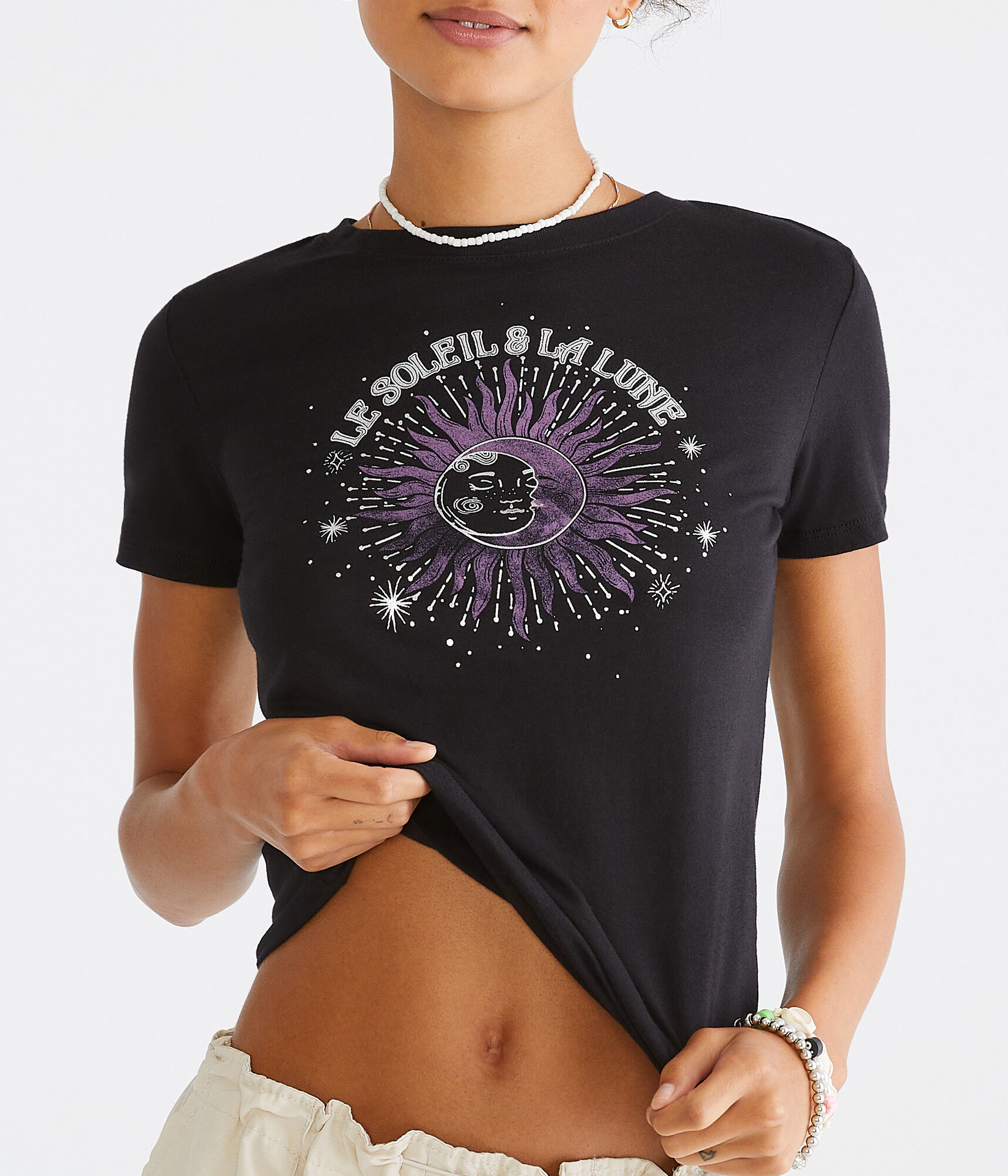 The Sun &amp; The Moon Foil Graphic Tee