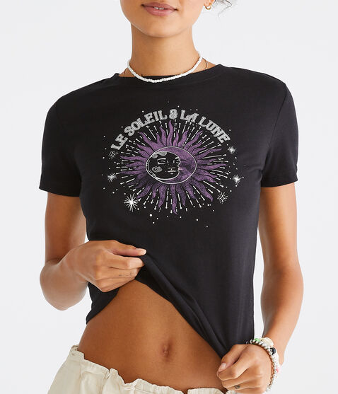 The Sun & The Moon Foil Graphic Tee