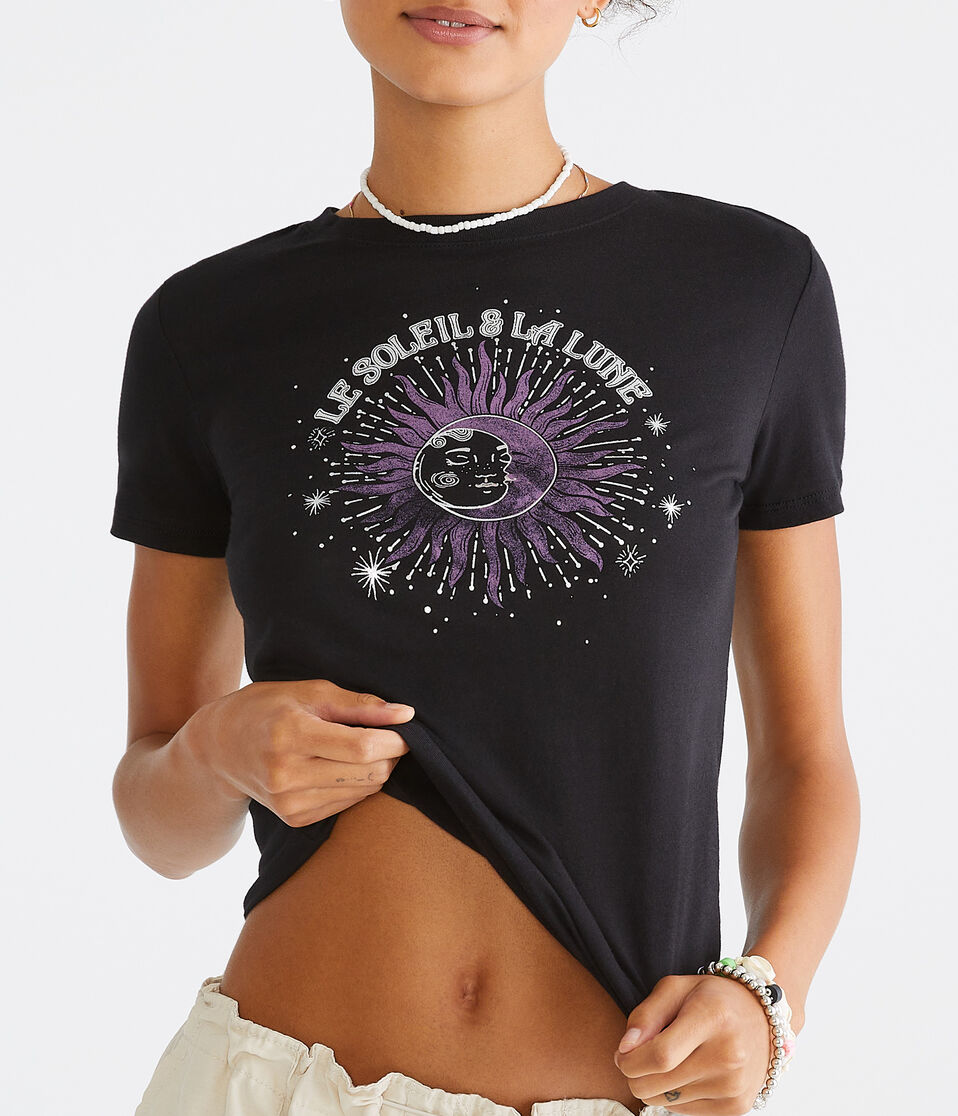 The Sun & The Moon Foil Graphic Tee