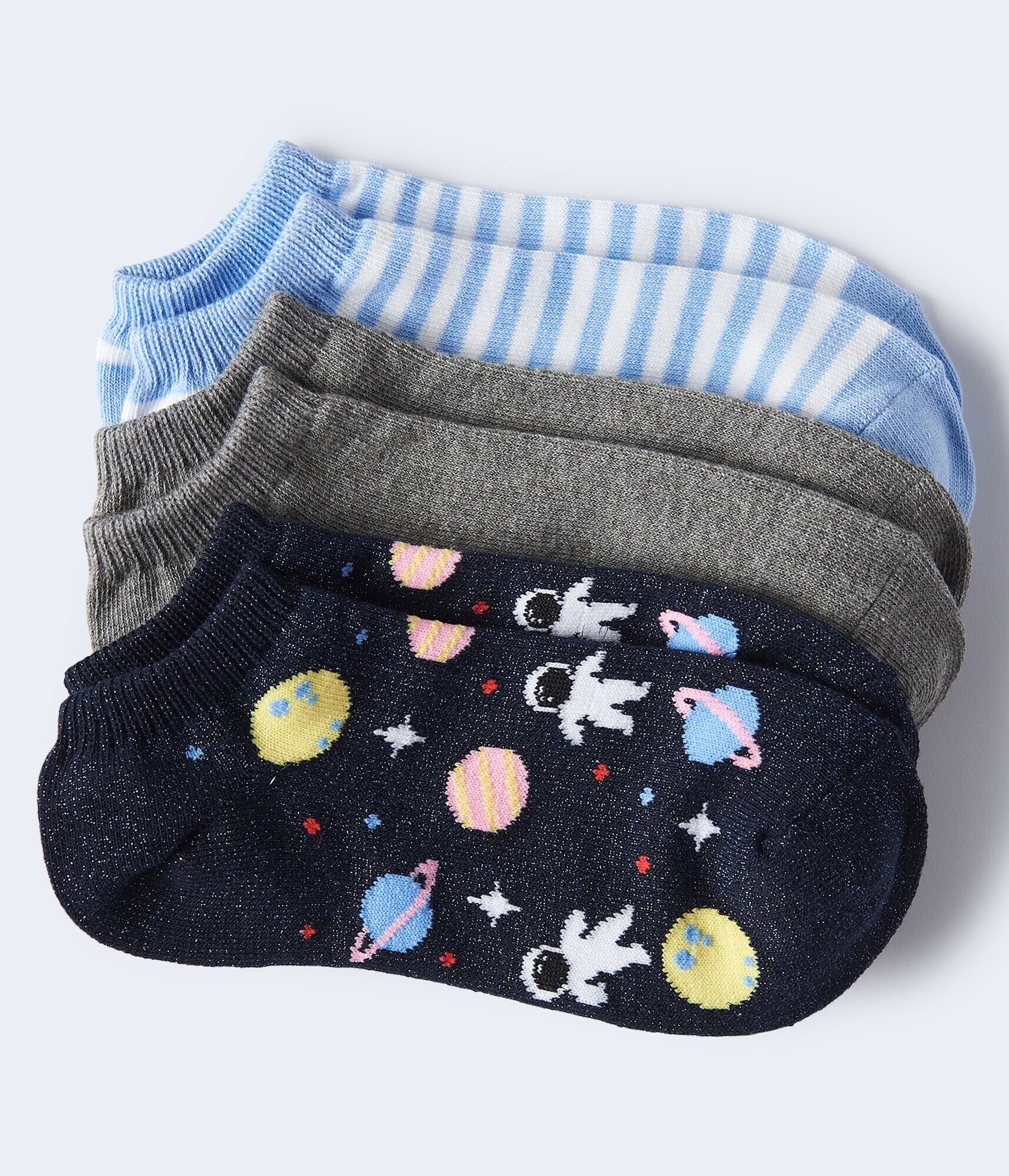 Outer Space Ankle Sock 3-Pack