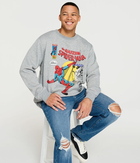 Spider-Man Comic Crew Sweatshirt