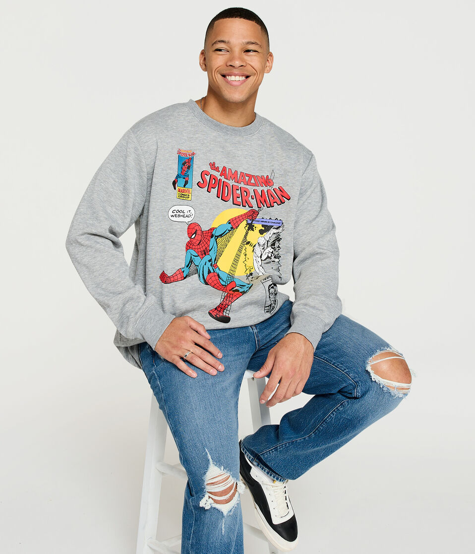 Spider-Man Comic Crew Sweatshirt