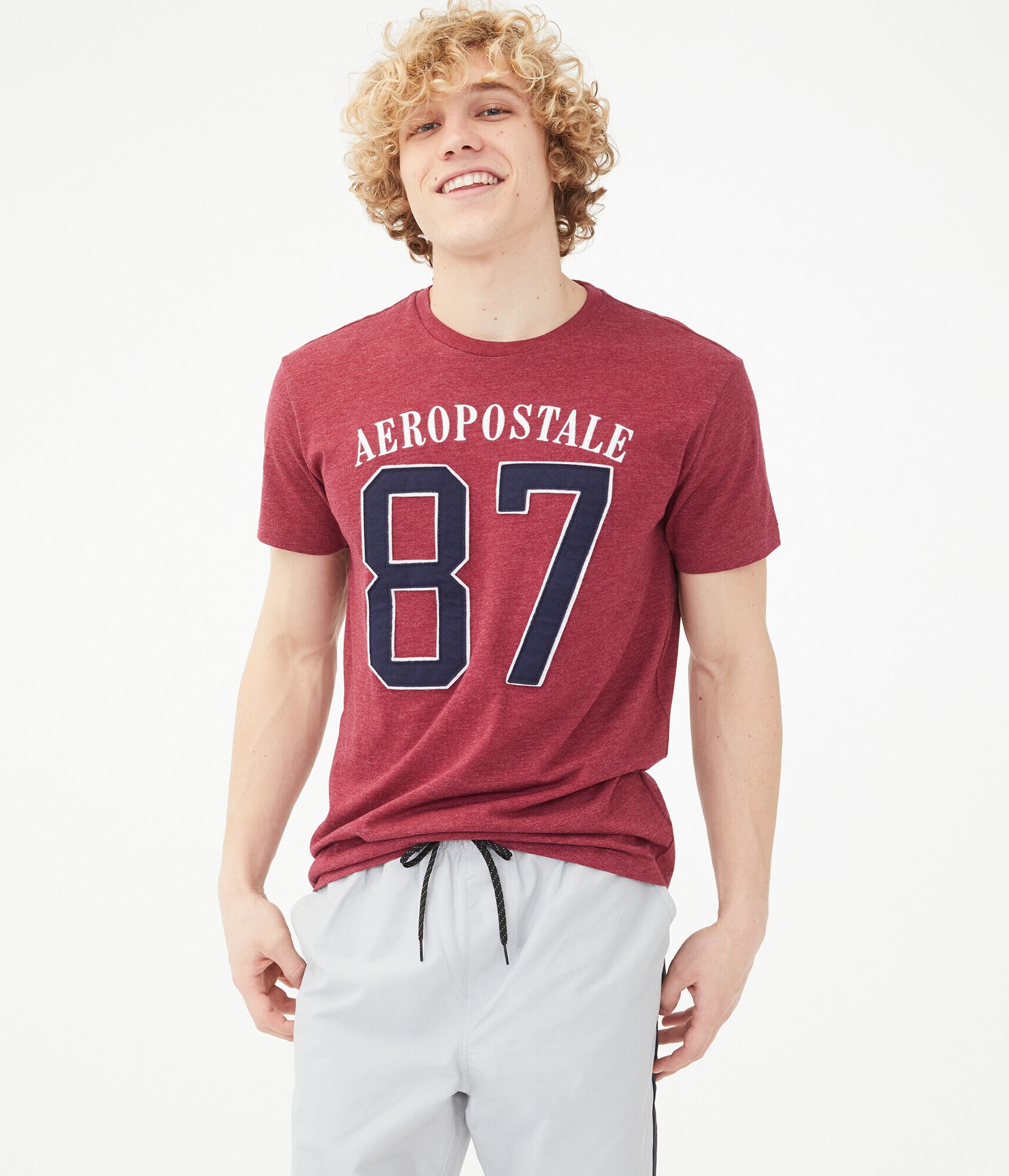 Large 87 Appliqu&eacute; Graphic Tee